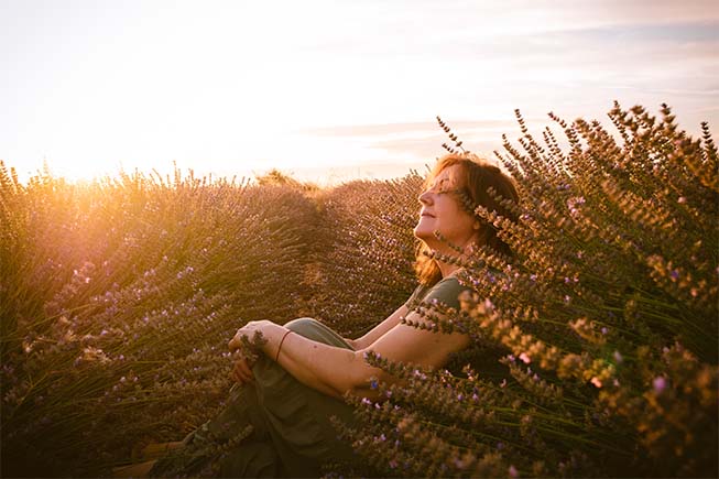 Sandy Mitsch guiding on quieting your mind